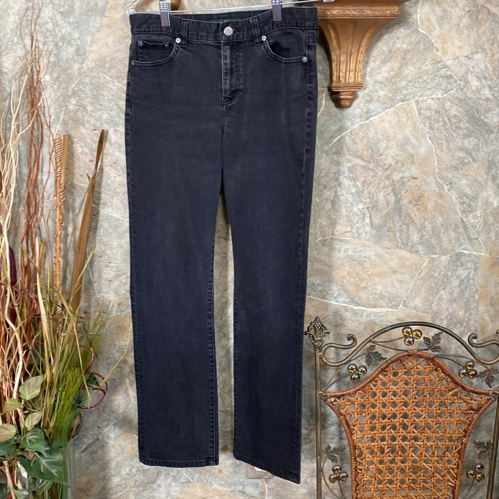 Ralph Lauren black jeans 6 five pocket